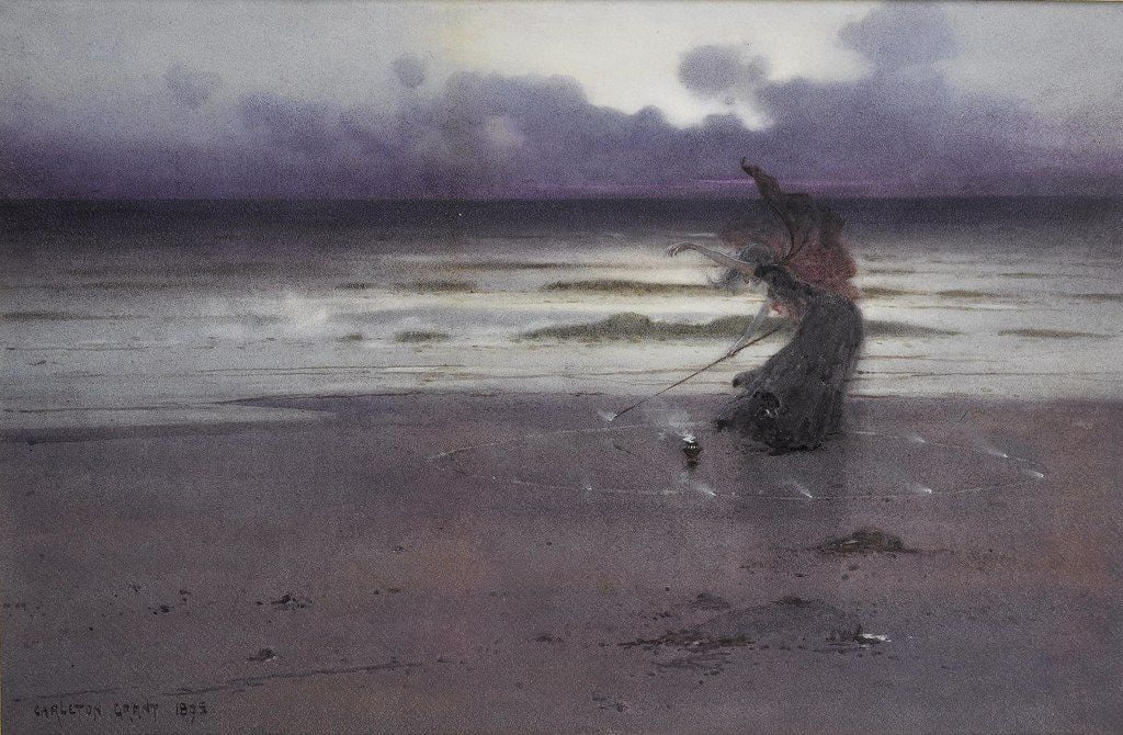 Carlton Alfred Grant – The Fairy Circle, 1895, Magic Circle against Chaos