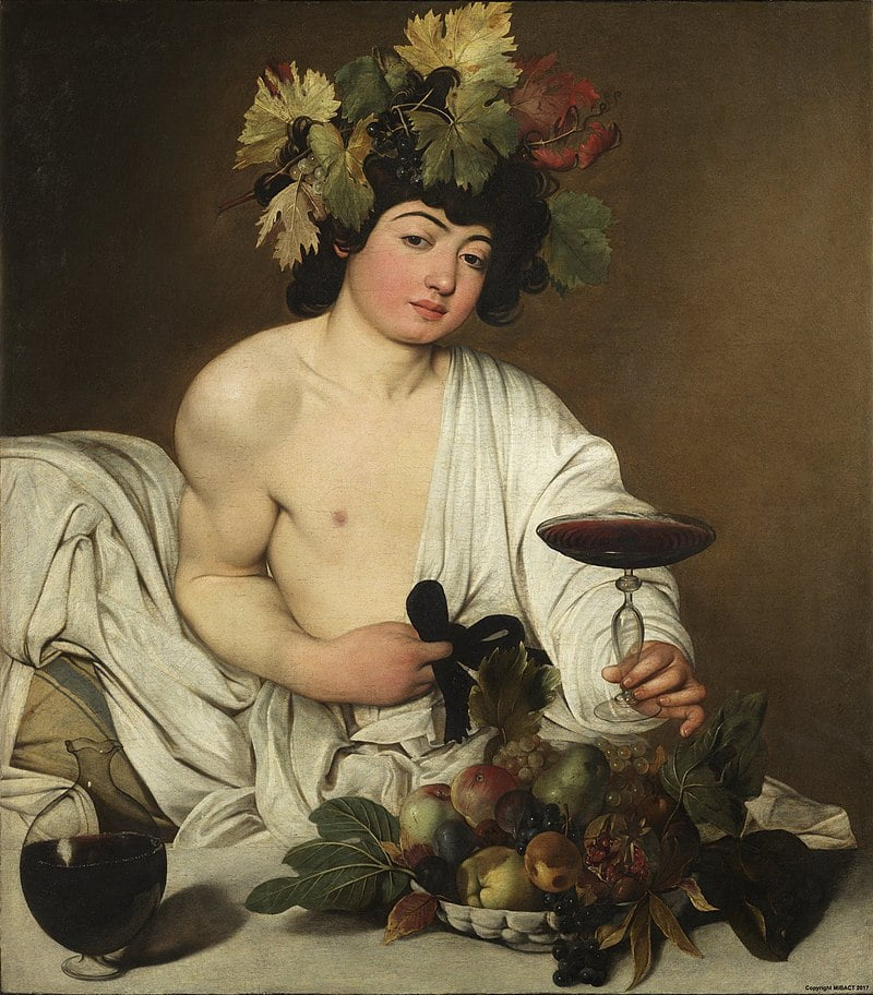 By Caravaggio - Uffizi, Public Domain, https://commons.wikimedia.org/w/index.php?curid=76612218, Restorative Draught