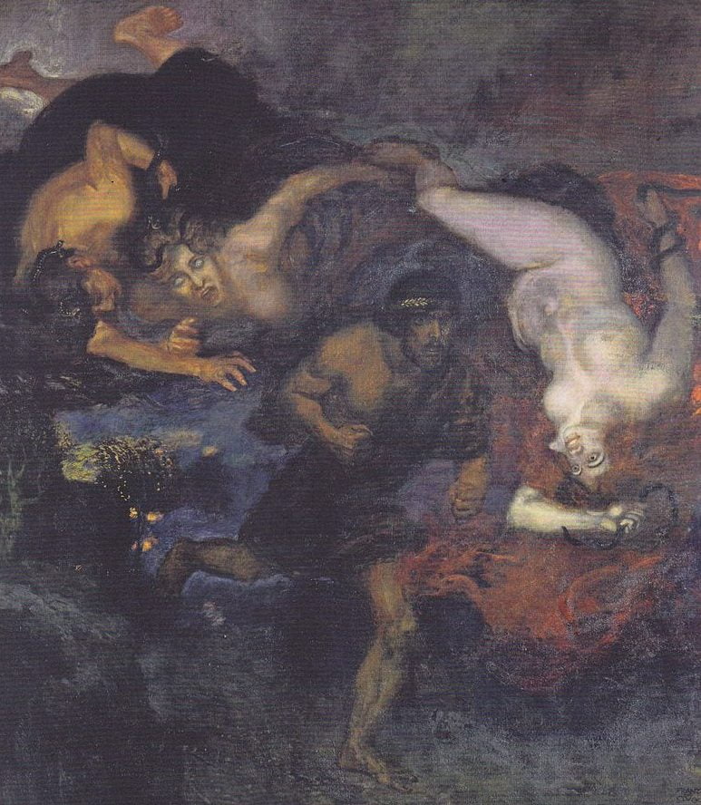 By Franz Stuck - Copied from an art book, Public Domain, https://commons.wikimedia.org/w/index.php?curid=8828793, Shriek