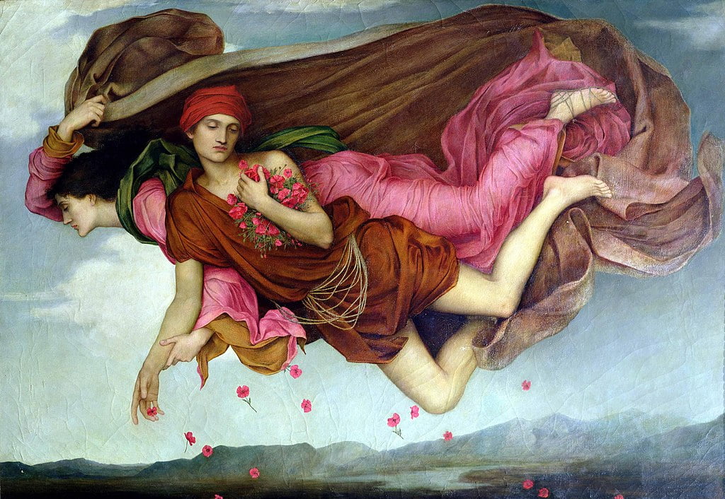 By Evelyn De Morgan - artrenewal.org, Public Domain, https://commons.wikimedia.org/w/index.php?curid=30027981, Rain of Roses