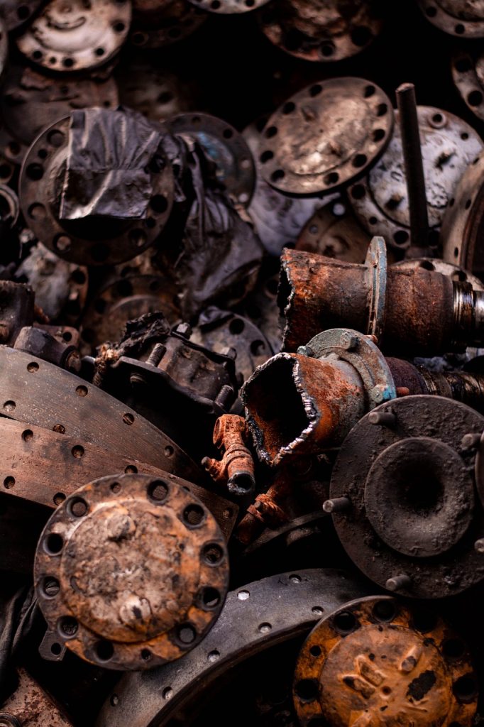metal, rust, scrap, Disintegrate