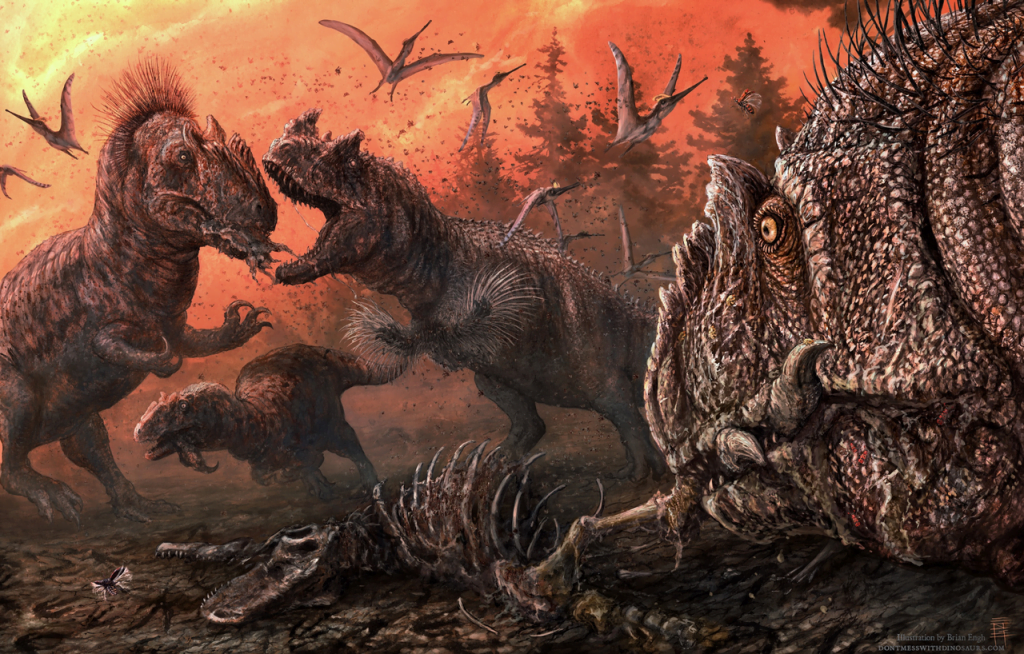 By Illustration by Brian Engh (dontmesswithdinosaurs.com). Published by Stephanie K. Drumheller, Julia B. McHugh, Miriam Kane, Anja Riedel, Domenic C. D’Amore - https://journals.plos.org/plosone/article?id=10.1371/journal.pone.0233115, CC BY 4.0, https://commons.wikimedia.org/w/index.php?curid=90707616, Ceratosaurus