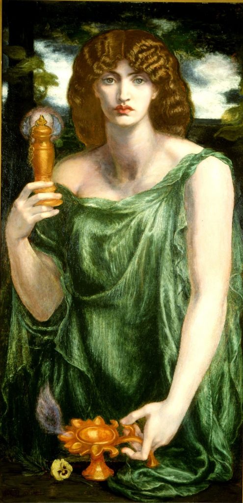 By Dante Gabriel Rossetti - Rossetti Archive, Public Domain, https://commons.wikimedia.org/w/index.php?curid=11468796, Mnemosyne