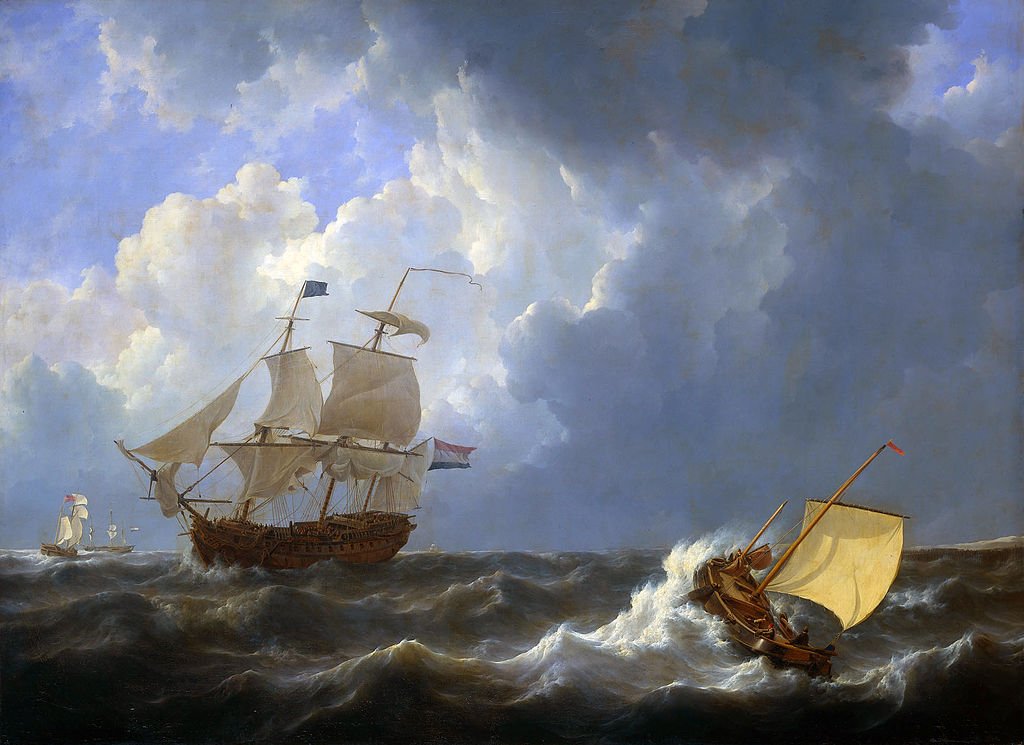 By Johannes Christiaan Schotel - www.rijksmuseum.nl : Home : Info : Pic, Public Domain, https://commons.wikimedia.org/w/index.php?curid=5036974, Sailing Ship