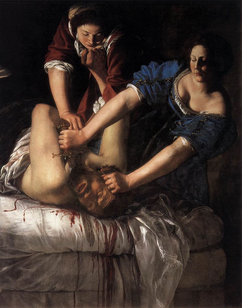 By Artemisia Gentileschi - Web Gallery of Art:   Image  Info about artwork, Public Domain, https://commons.wikimedia.org/w/index.php?curid=15394034 Rogue, Assassin