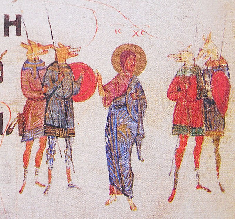 By unknown medieval painter - This image was scanned or photoreproduced by Andrew Butko. Contact infоrmation - e-mail: abutko@gmail.com. Other scans see here., Public Domain, https://commons.wikimedia.org/w/index.php?curid=1378323, Cynocephali