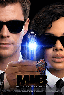 By Men in Black: International, a production of Columbia Pictures, Amblin Entertainment, Parkes/MacDonald Productions and Imagenation Abu Dhabi. - "Men in Black International Movie Poster (#7 of 18)". IMP Awards. United States. Retrieved June 12, 2019., Fair use, https://en.wikipedia.org/w/index.php?curid=59441109, Men in Black: International