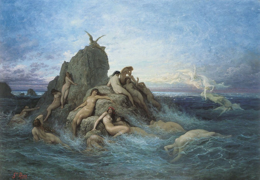 Oceanid, By Gustave Doré - http://www.artrenewal.org/asp/database/art.asp?aid=95&page=8, Public Domain, https://commons.wikimedia.org/w/index.php?curid=4484790