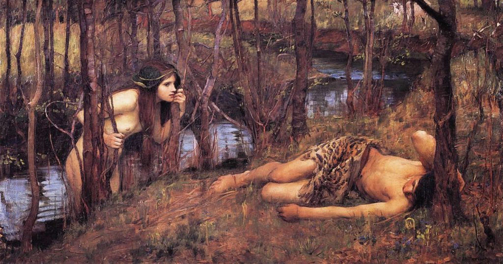 By John William Waterhouse - Unknown source, Public Domain, https://commons.wikimedia.org/w/index.php?curid=281331, Naiad