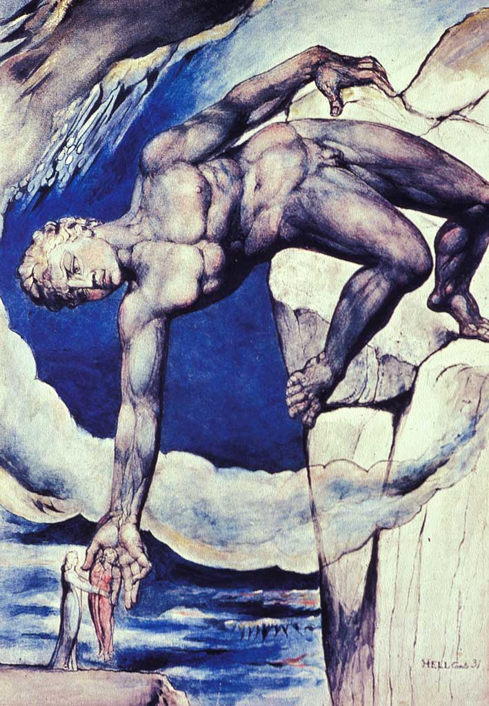 By William Blake - Unknown source, Public Domain, https://commons.wikimedia.org/w/index.php?curid=683487, Antaeus