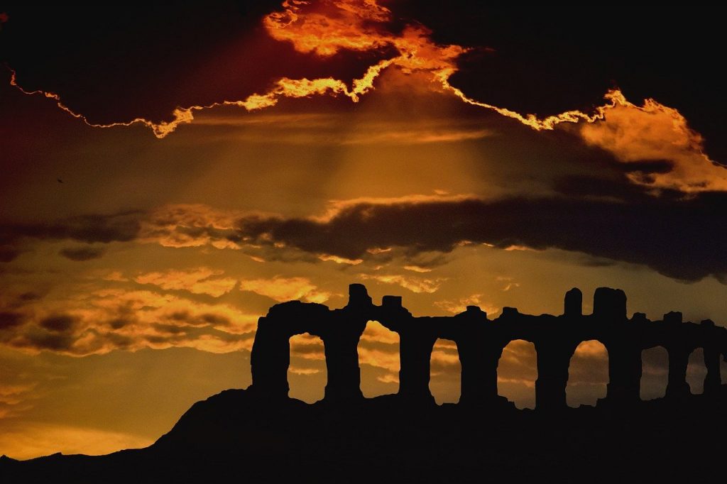 ruins, sunset, travel-6564516.jpg, Elysium