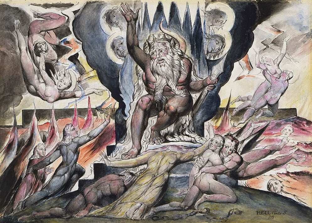 By William Blake - The William Blake Archive, Public Domain, https://commons.wikimedia.org/w/index.php?curid=27123084, Minos