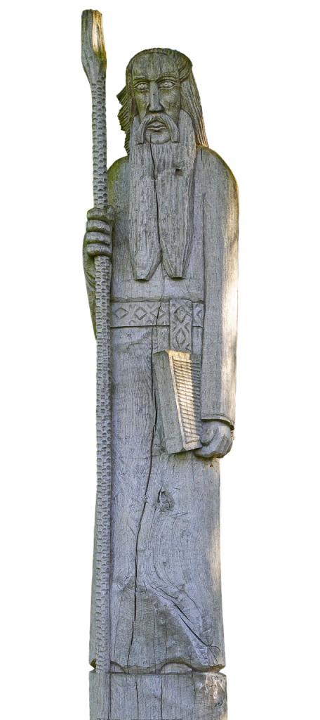 Druidic Hierarchy, sculpture, wooden figure, druid-2765022.jpg