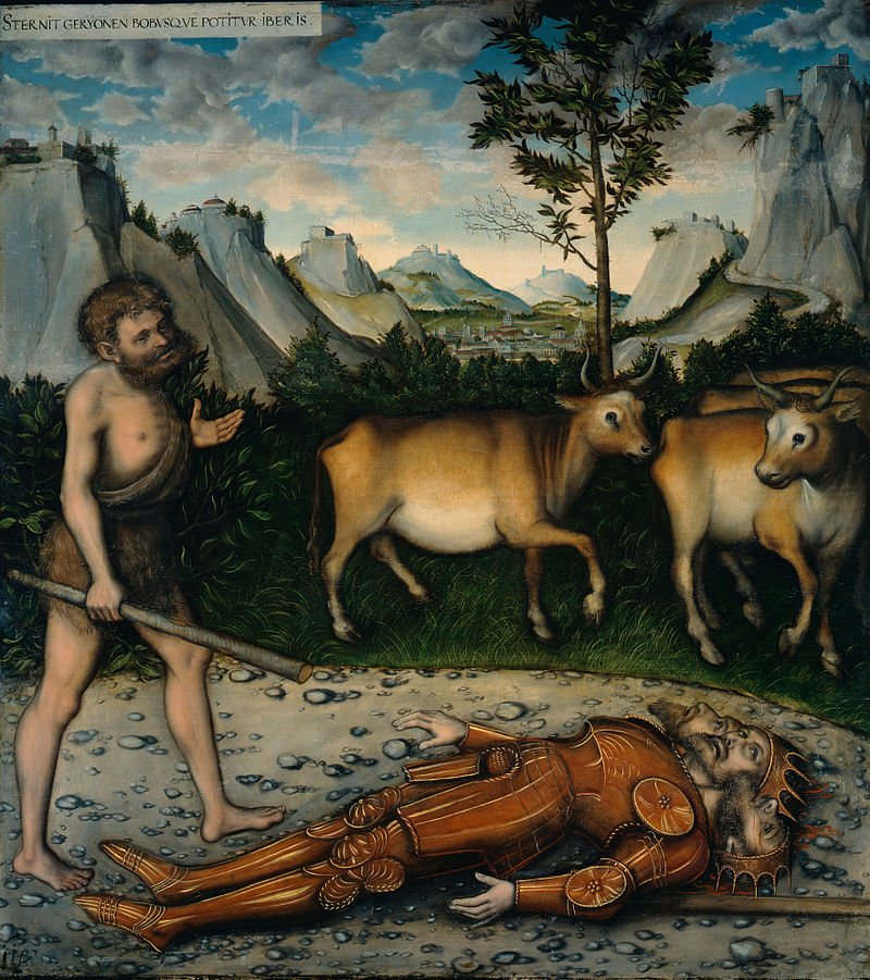 By Workshop of Lucas Cranach the Elder - Unknown author, Public Domain, https://commons.wikimedia.org/w/index.php?curid=25632884, Giant, Geryon