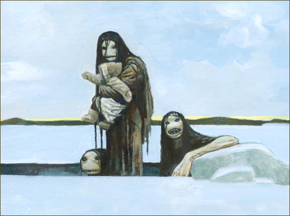 Qallupilluk, originally posted on Inuit myths