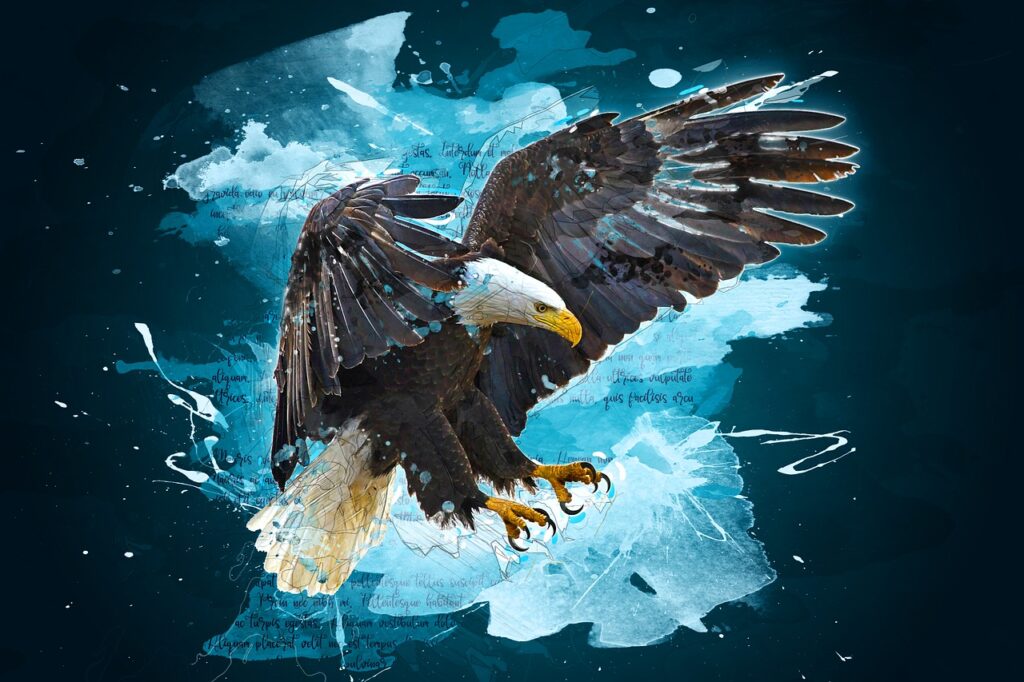 Bird Eagle Art Drawing Sketch  - ArtTower / Pixabay, Eagle's Splendor