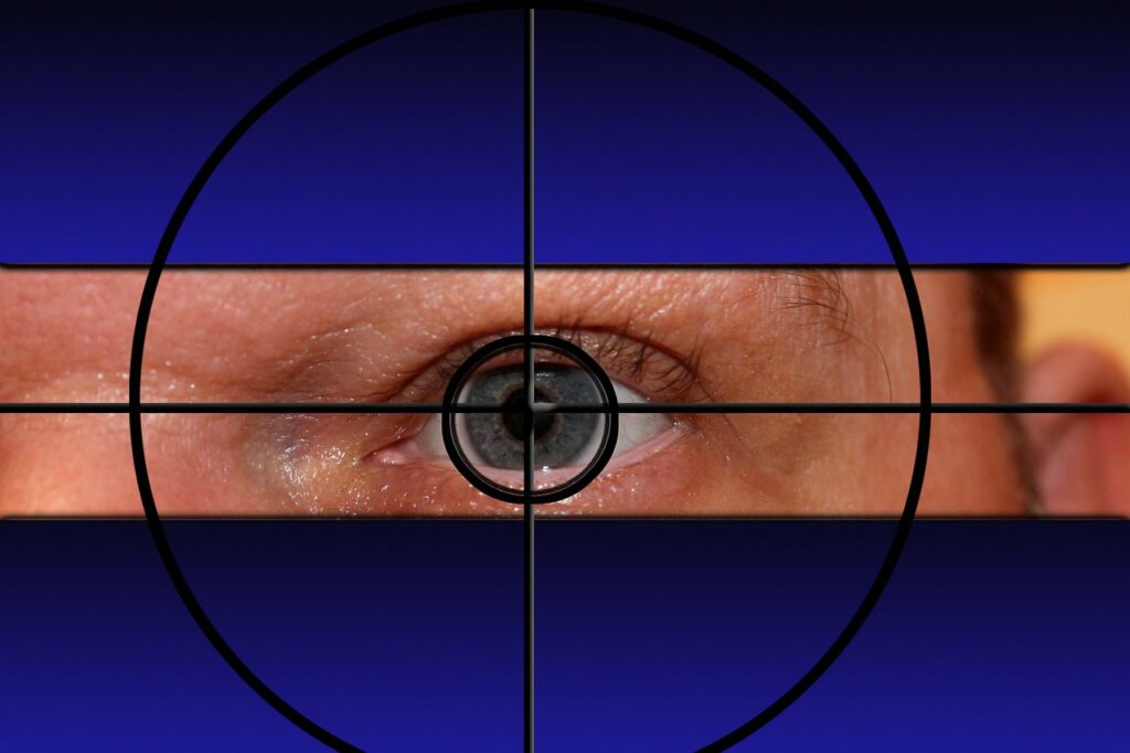 Crosshair Visor Goal Crime Scene - kalhh / Pixabay, Snipers Eye