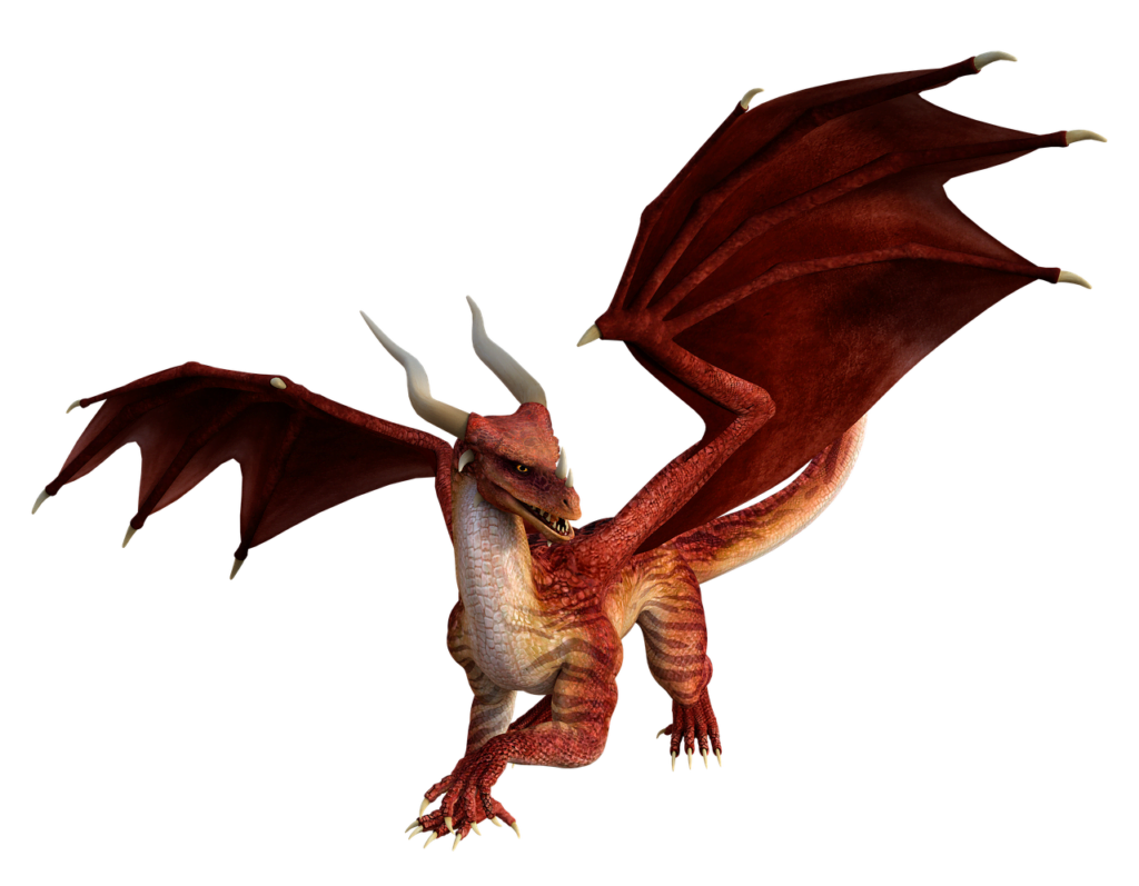 Dragon D Render Red Dragon Legend  - pendleburyannette / Pixabay, Dragon, Red