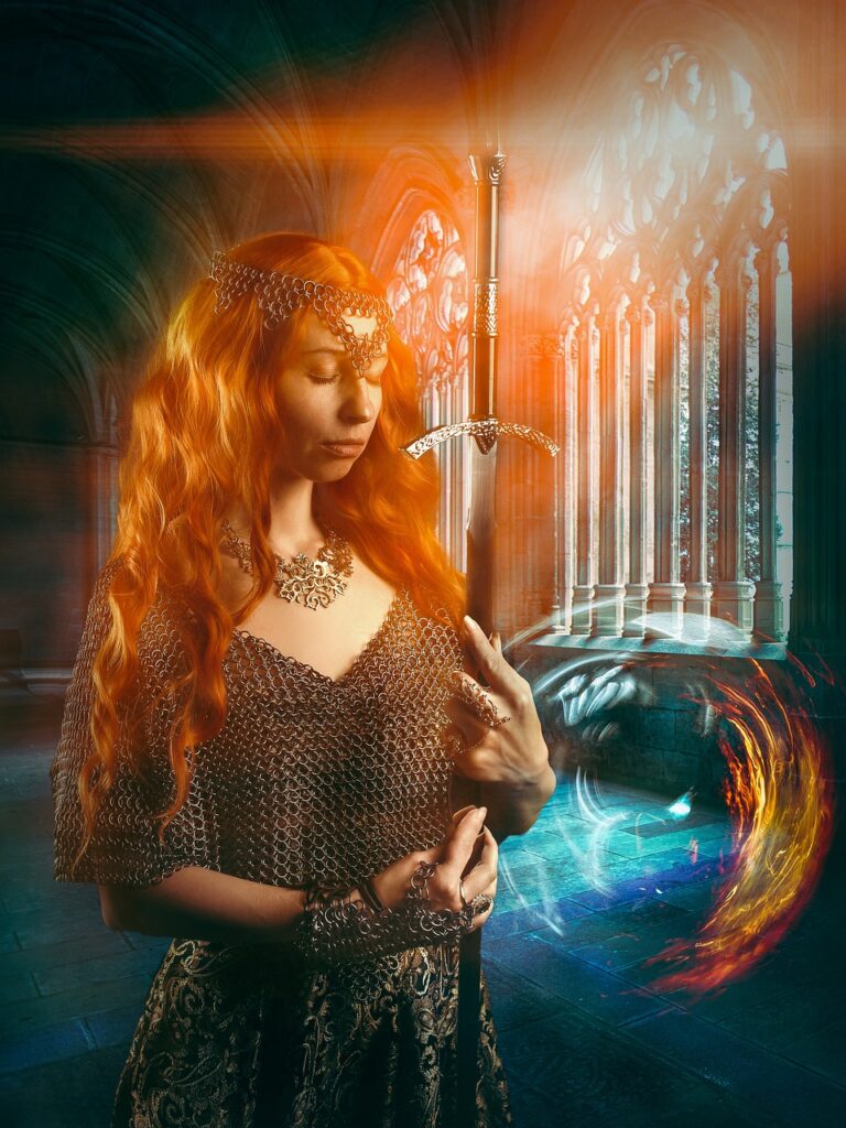 Magic Fantasy Woman Girl Sword  - ThomasWolter / Pixabay, Greater Spell Focus