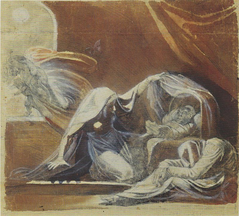 By Henry Fuseli - Copied from an art book, Public Domain, https://commons.wikimedia.org/w/index.php?curid=8773305,  Changeling