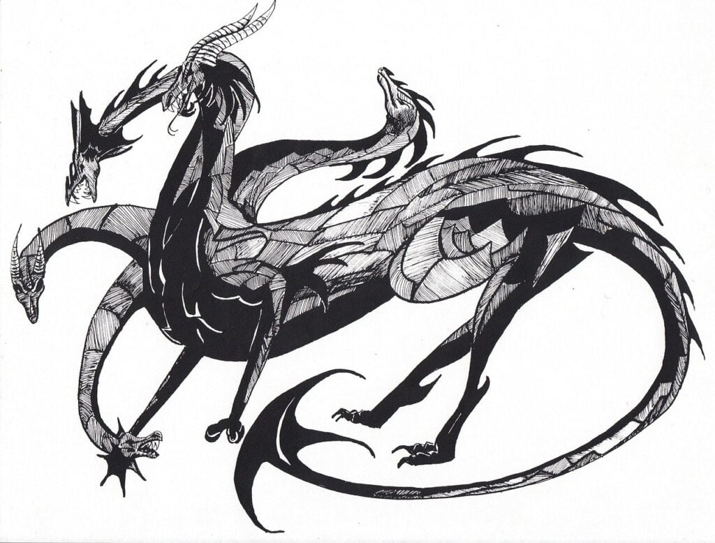 Dragon Hydra Mythology Heads  - koontah2727 / Pixabay, Balaur