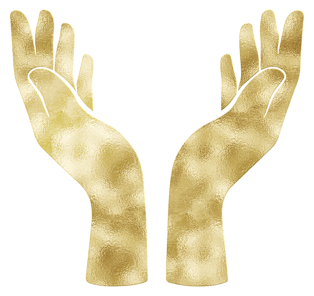 Hands Silhouette Gold Foil Praying  - AnnaliseArt / Pixabay