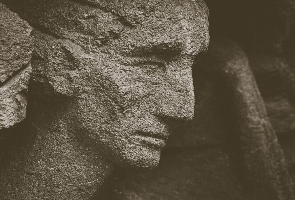 Sculpture Stone Sculpture Suffering  - wal_172619 / Pixabay, Meld into Stone