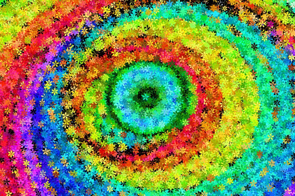 Colorful Colour Spiral Circles  - geralt / Pixabay, Prismatic Eye