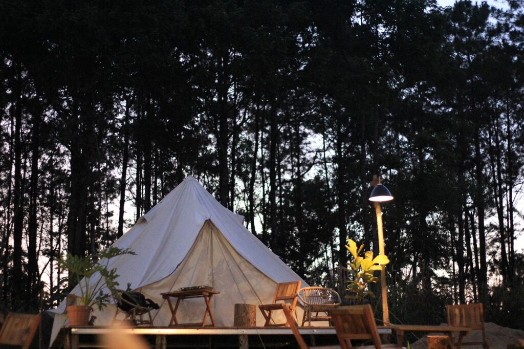 Glamping Camping Tent Woods Forest  - TheSang / Pixabay, Get Equipped