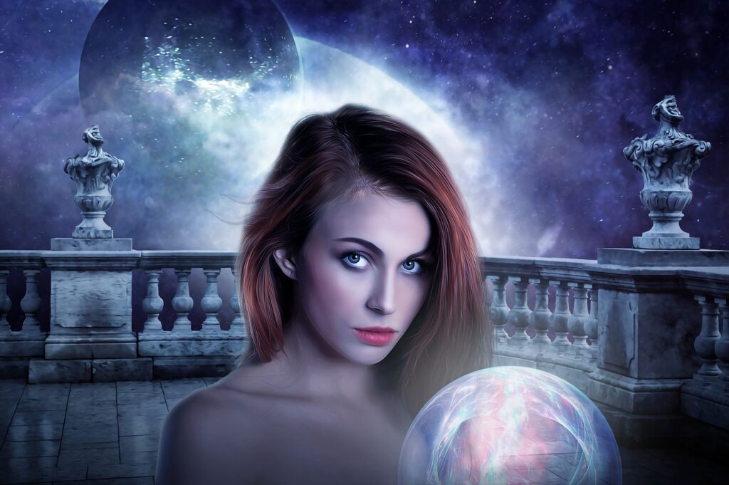 Gothic Goth Dark Fantasy Woman  - darksouls1 / Pixabay, Globe of Invulnerability Lesser