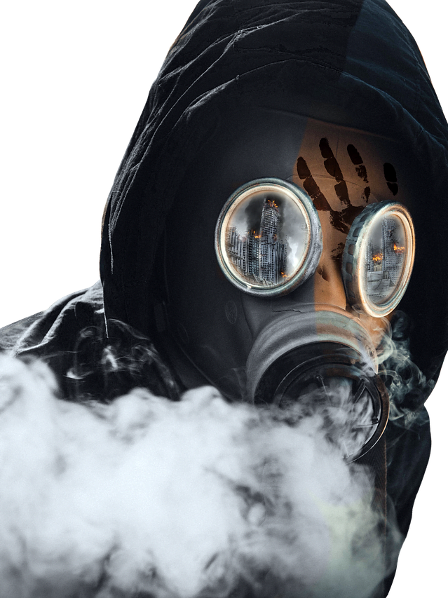 Mask Gas Mask Toxic Apocalypse War  - TheHilaryClark / Pixabay, Breathmask