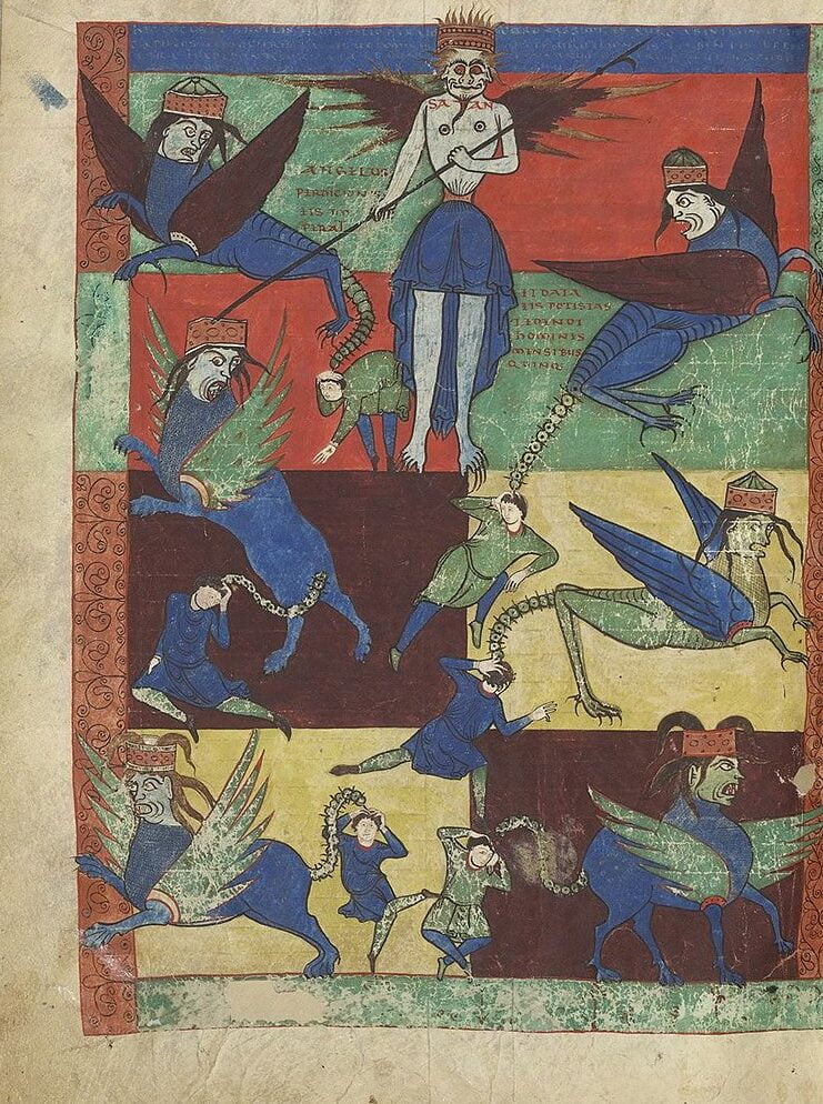 By Illustrated by Stephanus Garsia (and other unnamed) - http://gallica.bnf.fr/ark:/12148/btv1b52505441p/f375.item, Public Domain, https://commons.wikimedia.org/w/index.php?curid=66657513, Locust Demon