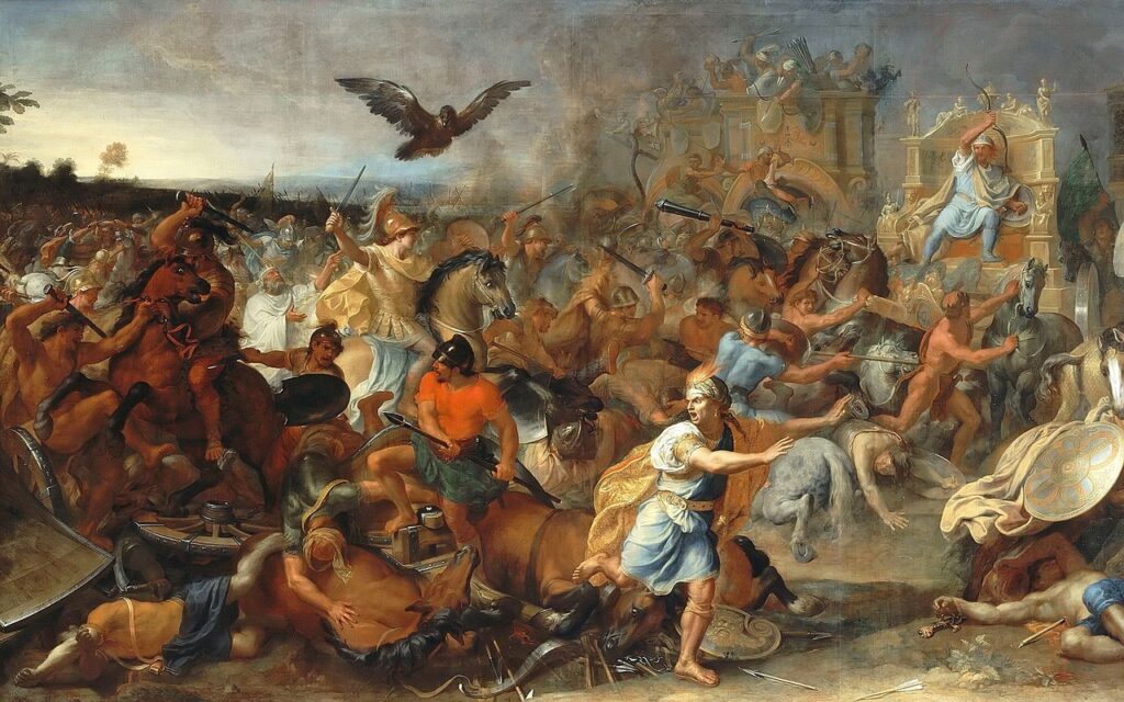 By Charles Le Brun - Own work, Public Domain, https://commons.wikimedia.org/w/index.php?curid=55612652, Legendary Commander