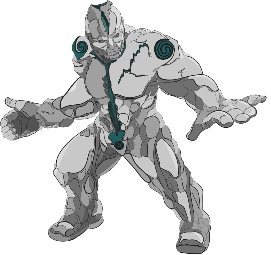 Drawing Golem Stone Fantasy Man  - 5504178 / Pixabay,m Awaken Construct