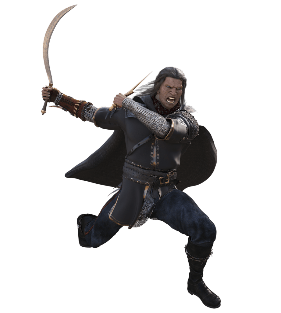 Man Fighter Fantasy Male Sword  - pendleburyannette / Pixabay, Improved Whirlwind Attack