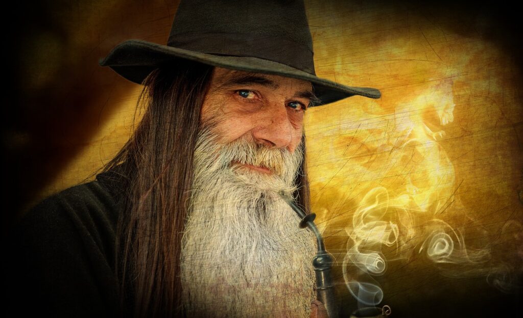 Wizard Smoke Dragon Pipe Gandalf  - ImaArtist / Pixabay, Wizard Character Concepts