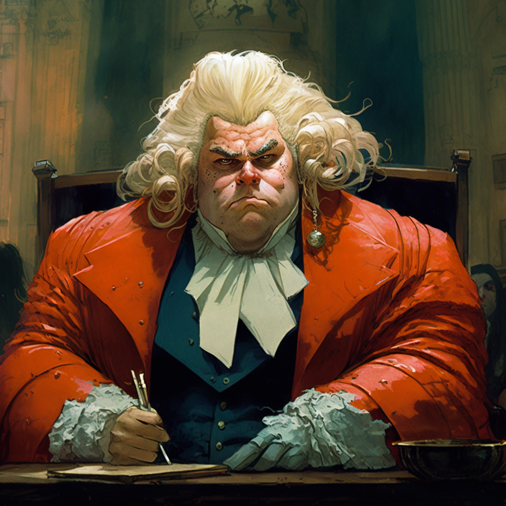 Judge George Jeffreys, Possessed by a Nalfeshnee Demon CR17