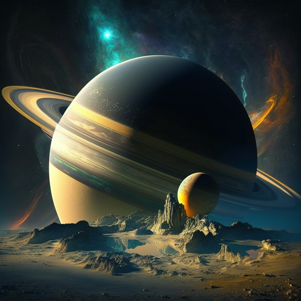 Traditional depiction of Saturn, Roman god of sowing, the Golden Age and Saturnalia
