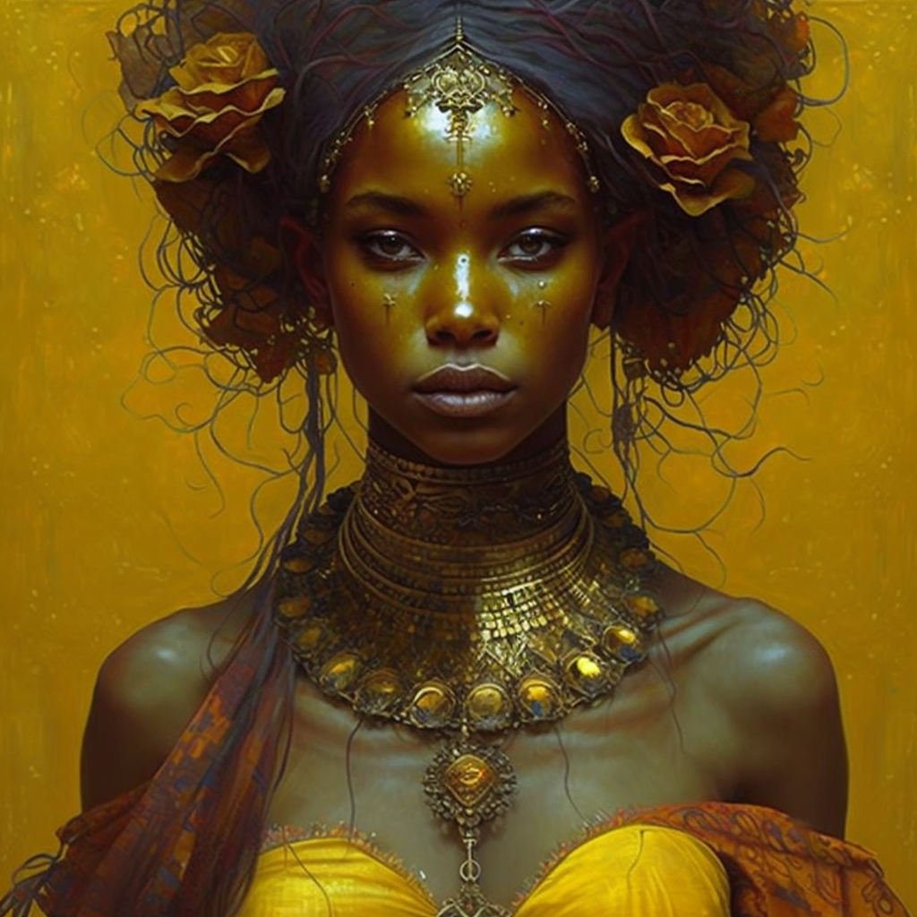 Oshun, Yoruba river orisha associated with fertility, healing and the waters of life