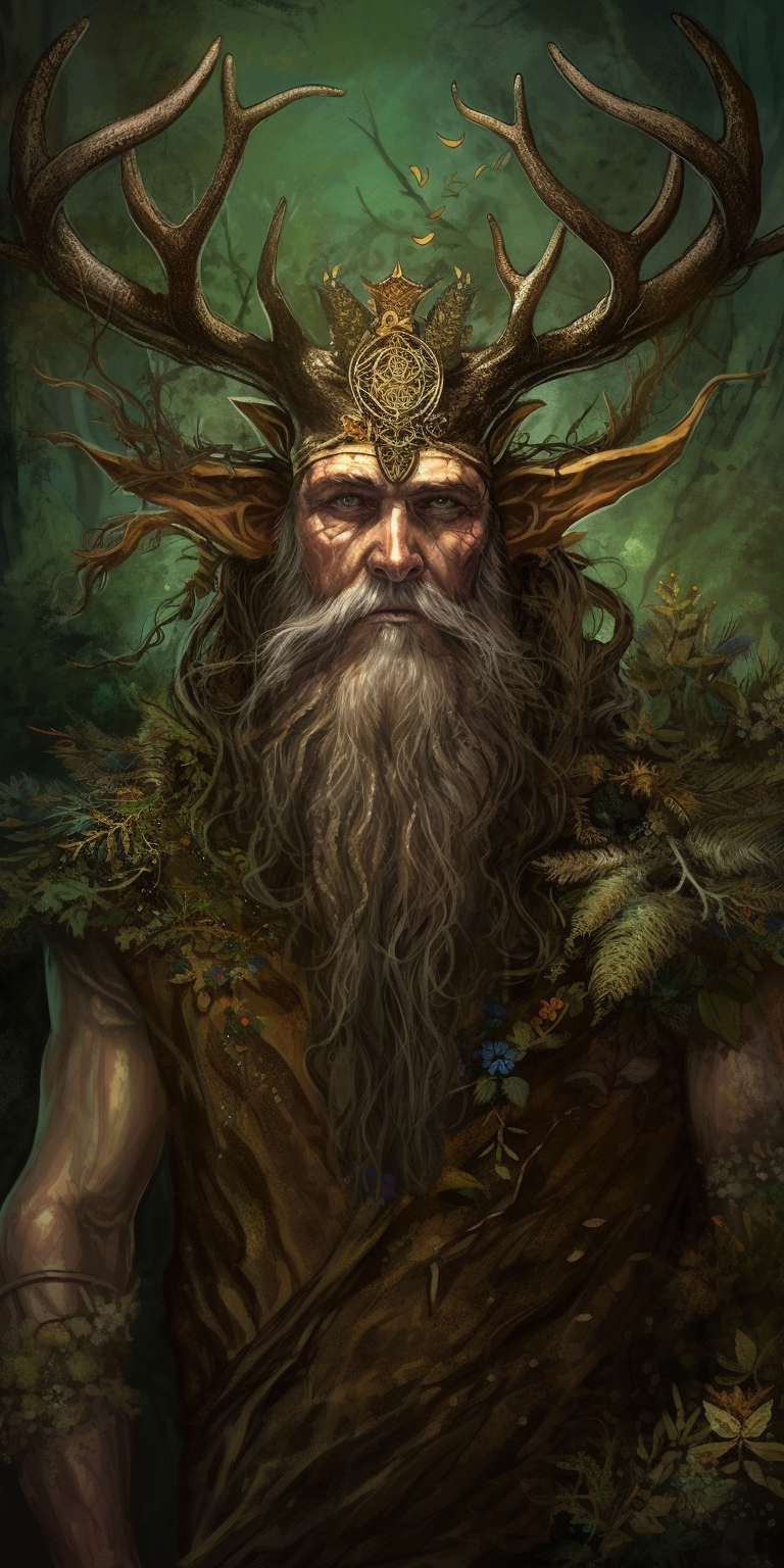 Cernunnos, Leader Of The Wild Hunt, King Of The Hunters, Horned God ...