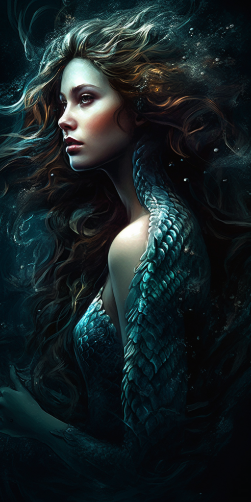 Domnu, the goddess of the deep sea
