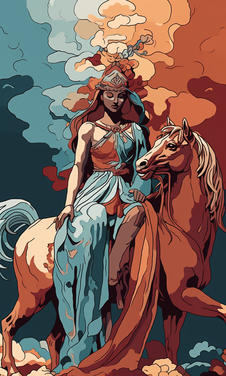 Finnish gods and sacred powers of sky, forest, water and the underworld
