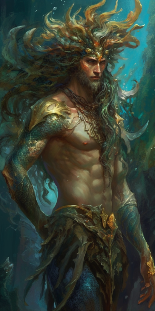 Glaucus, God of the Sea, Fishermen and of Prophecy