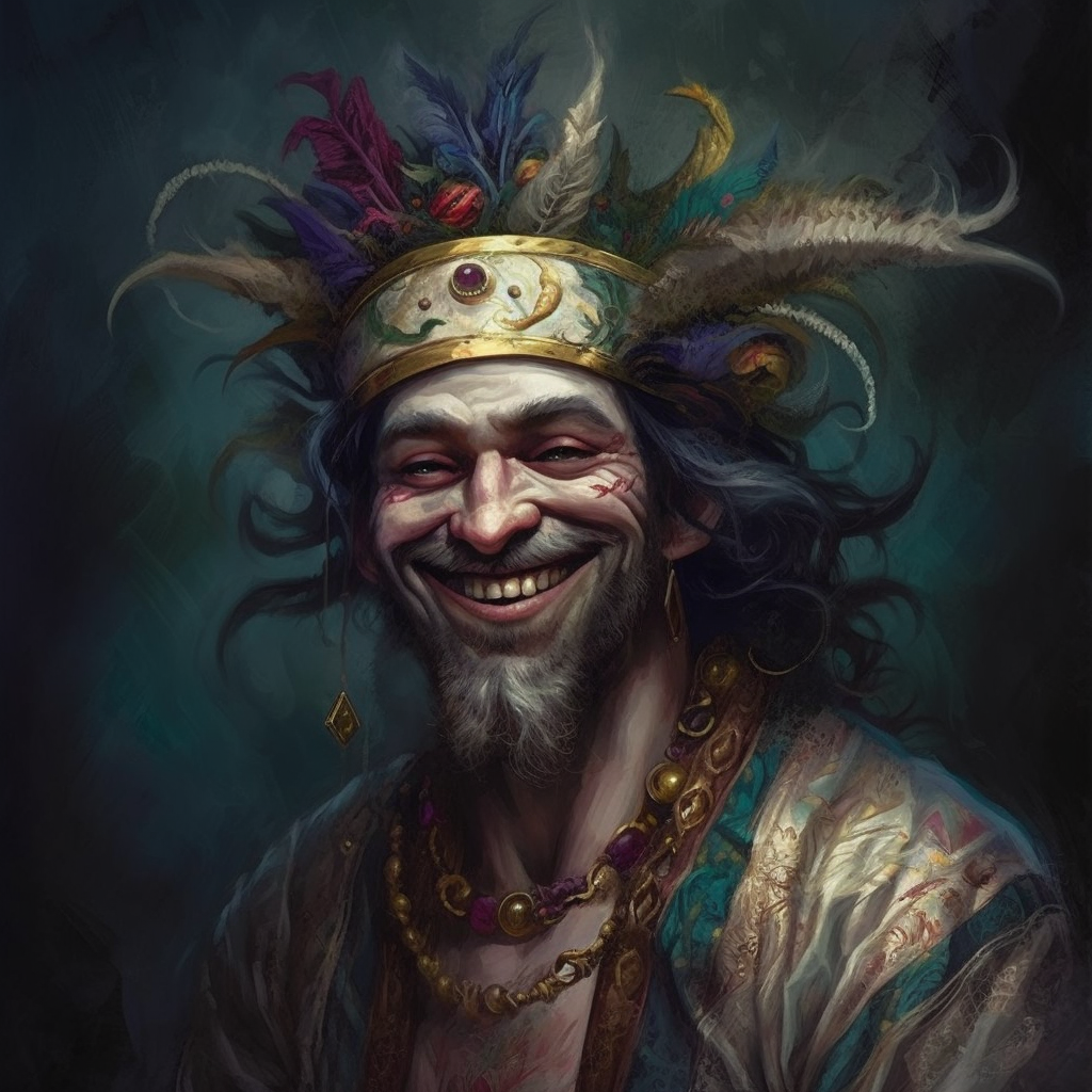 Momus, Greek god of satire, mockery, and criticism.