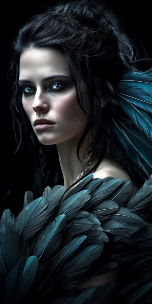 Morrigan (the Raven Queen), Goddess of fate, war, and sovereignty
