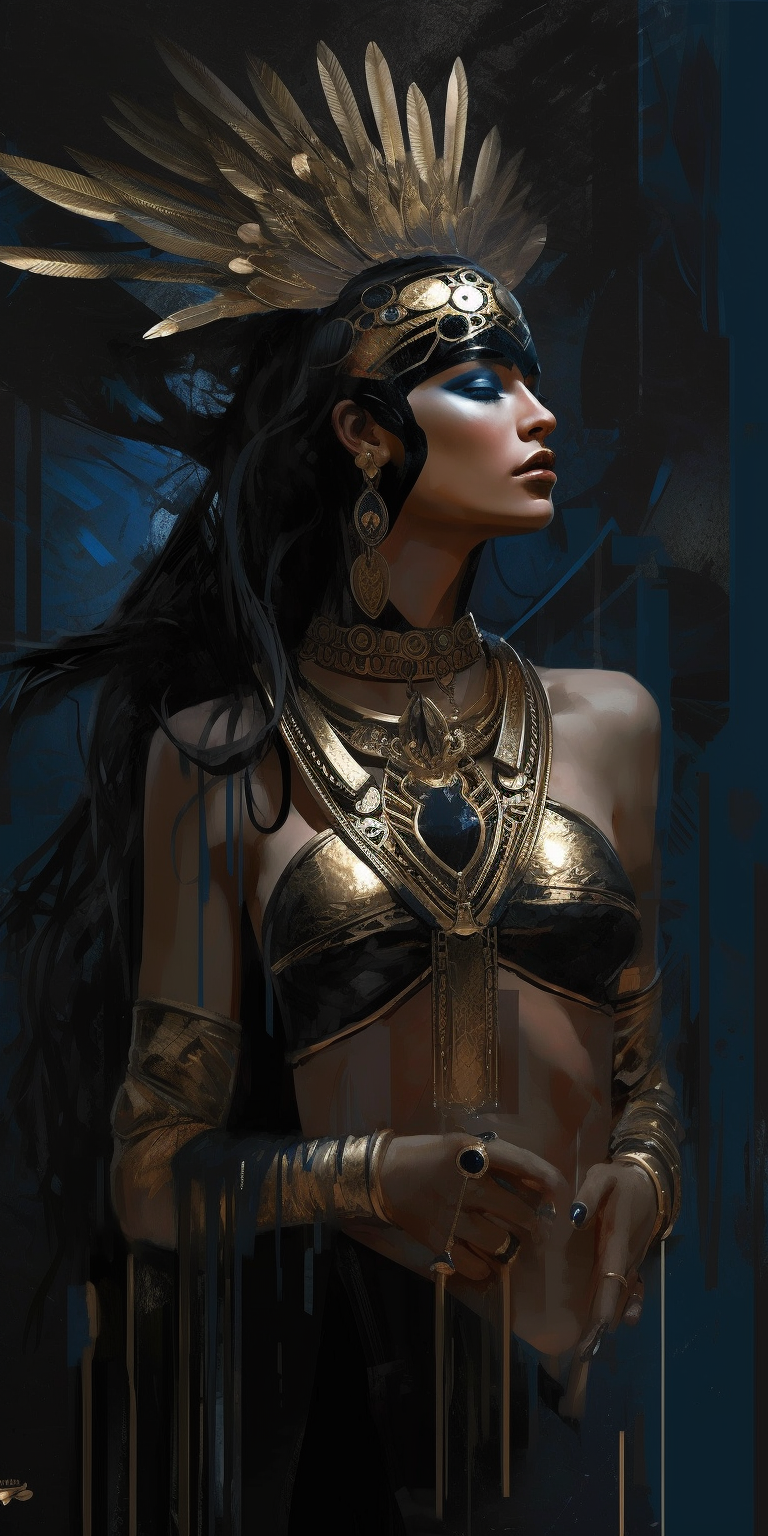 Nephthys, goddess of mourning and funerary protection