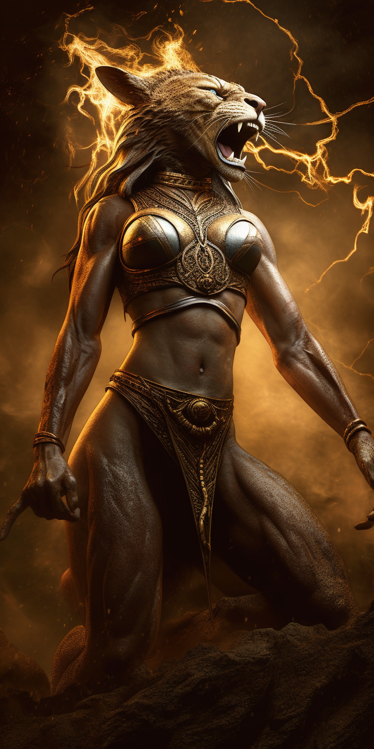 Sekhmet, lioness goddess of war and healing