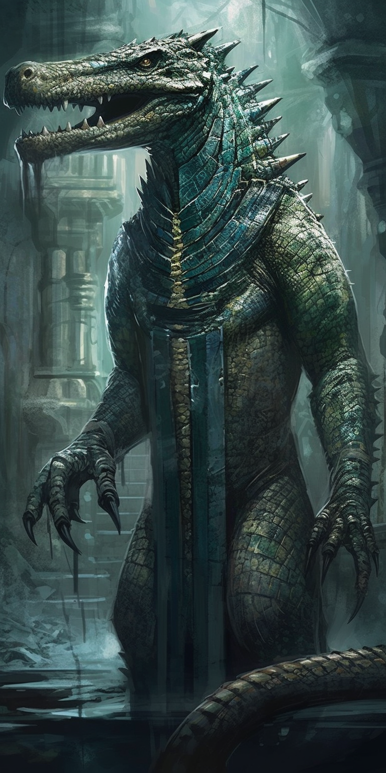 Sobek, crocodile god of Nile strength and fertility
