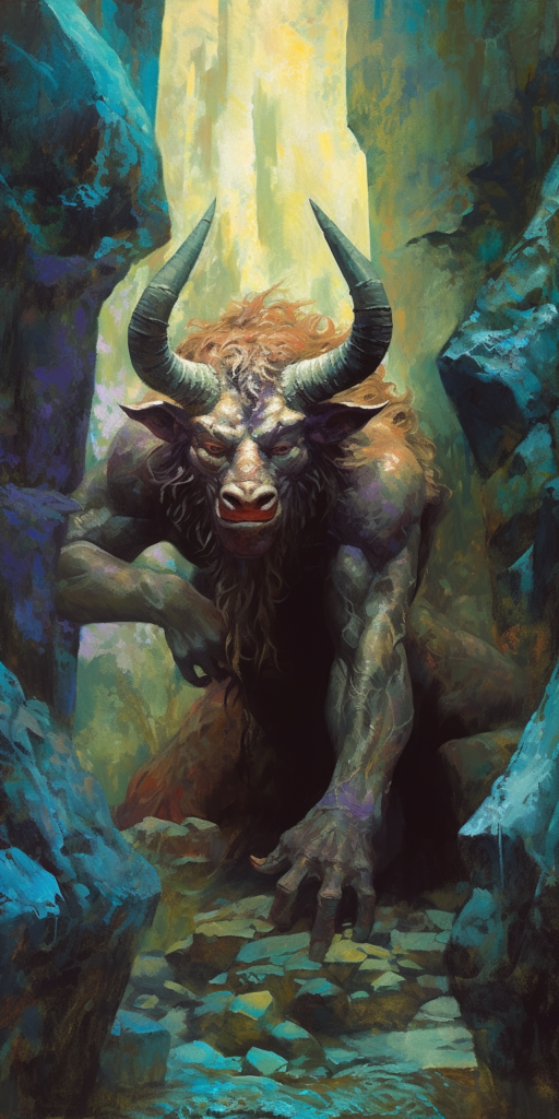 Asterius (the "Starry One") The Minotaur of Crete