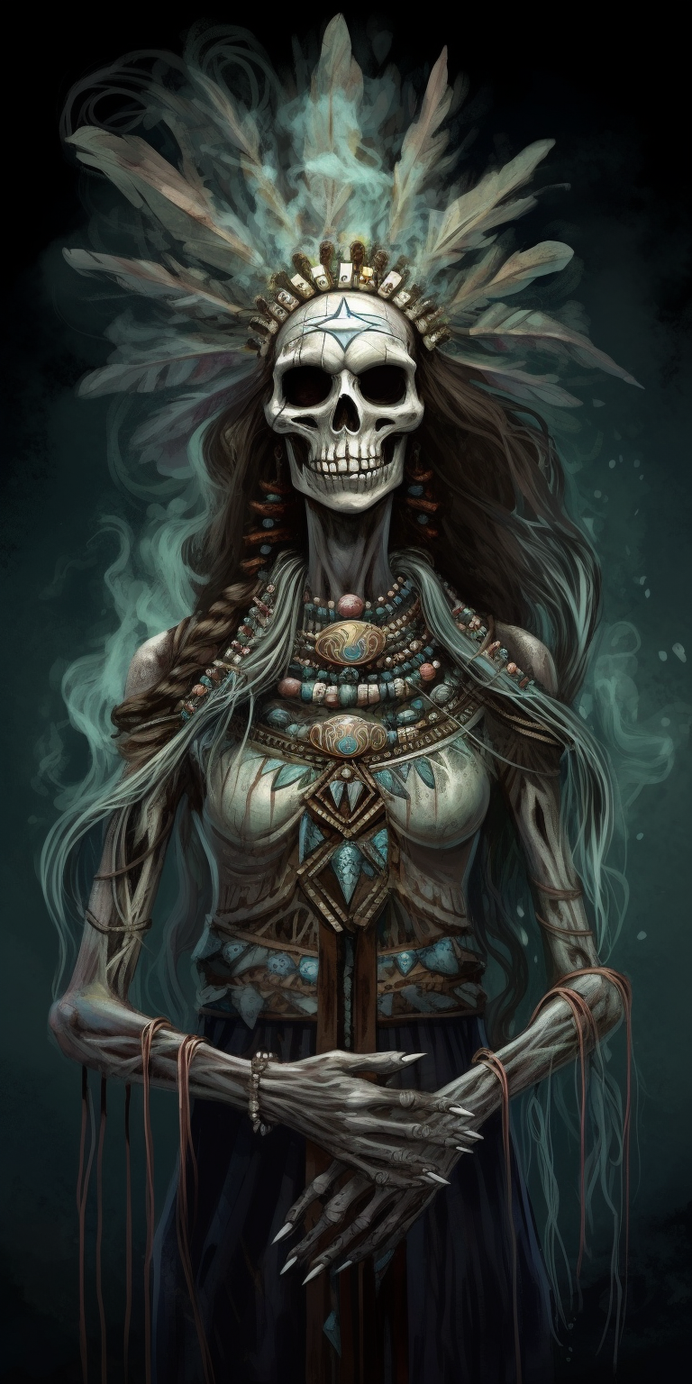 Mictecacihuatl, Lady of Mictlan and guardian of the dead in Mexica tradition